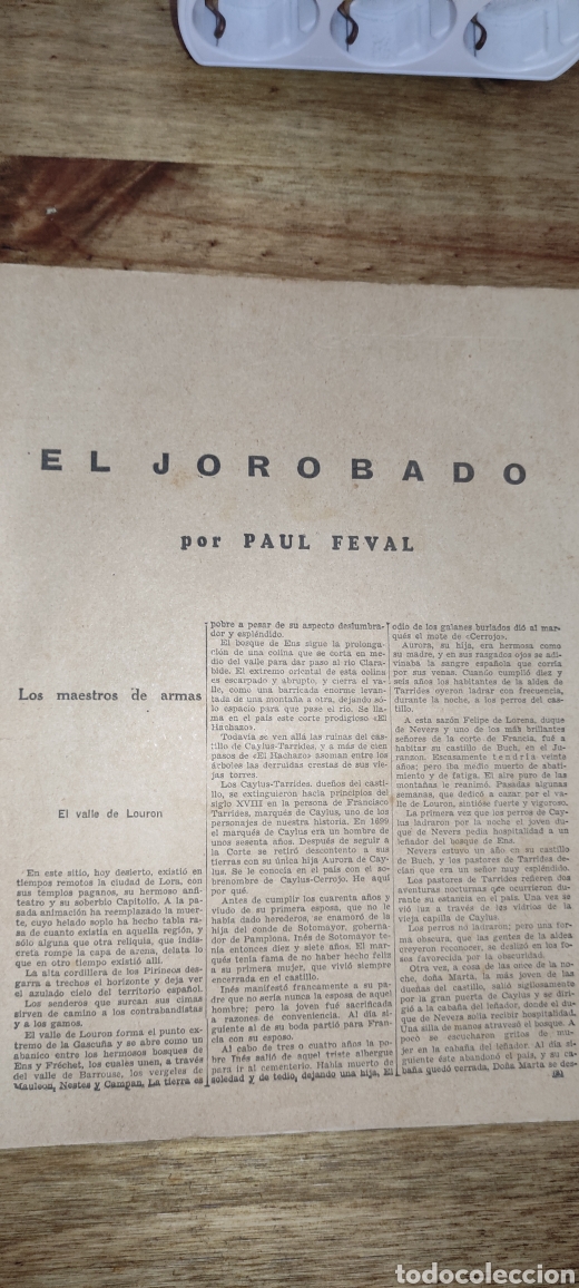 Libros antiguos: Lecturas Para Todos, El Jorobado - Foto 3