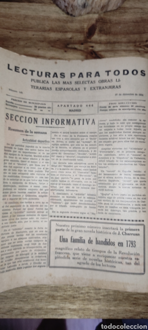 Libros antiguos: Lecturas Para Todos, Octavia - Foto 2