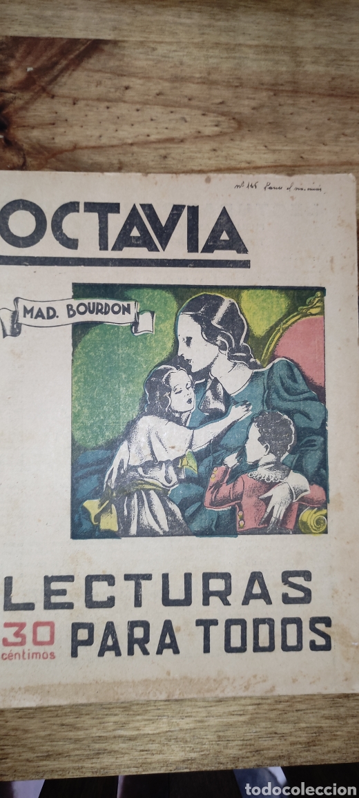 Libros antiguos: Lecturas Para Todos, Octavia - Foto 1