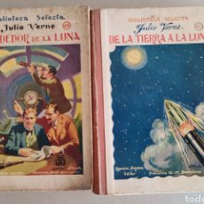 Libros antiguos: 2 NOVELAS DE JULIO VERNE 1935.EDITORIAL SOPENA. Lote 345125548