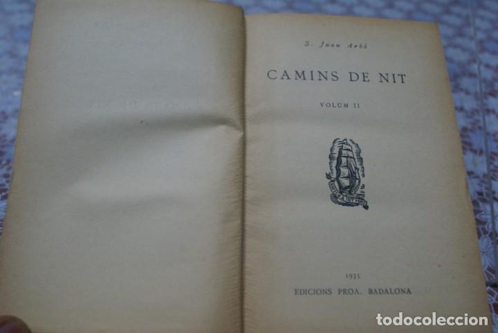 Libros antiguos: CAMINS DE NIT DE 1935 - Foto 2