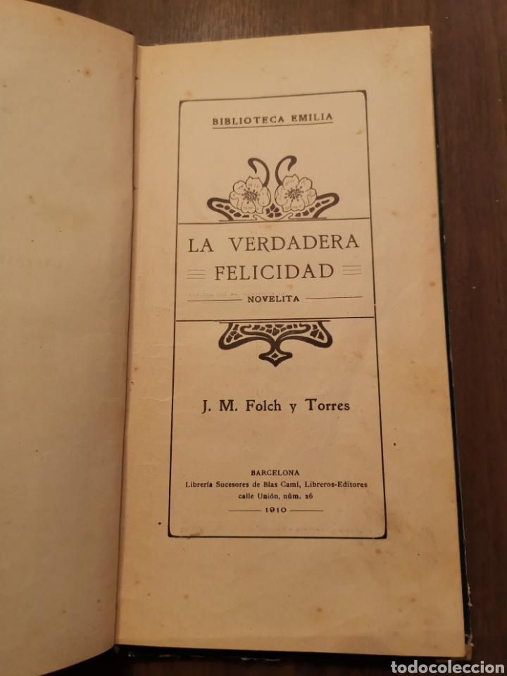 Libros antiguos: La verdadera felicidad - Foto 4