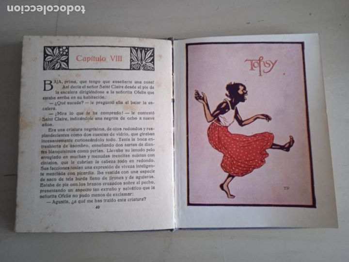 Libros antiguos: La caba&ntilde;a de Tom. H. Beecher Stowe. - Foto 5