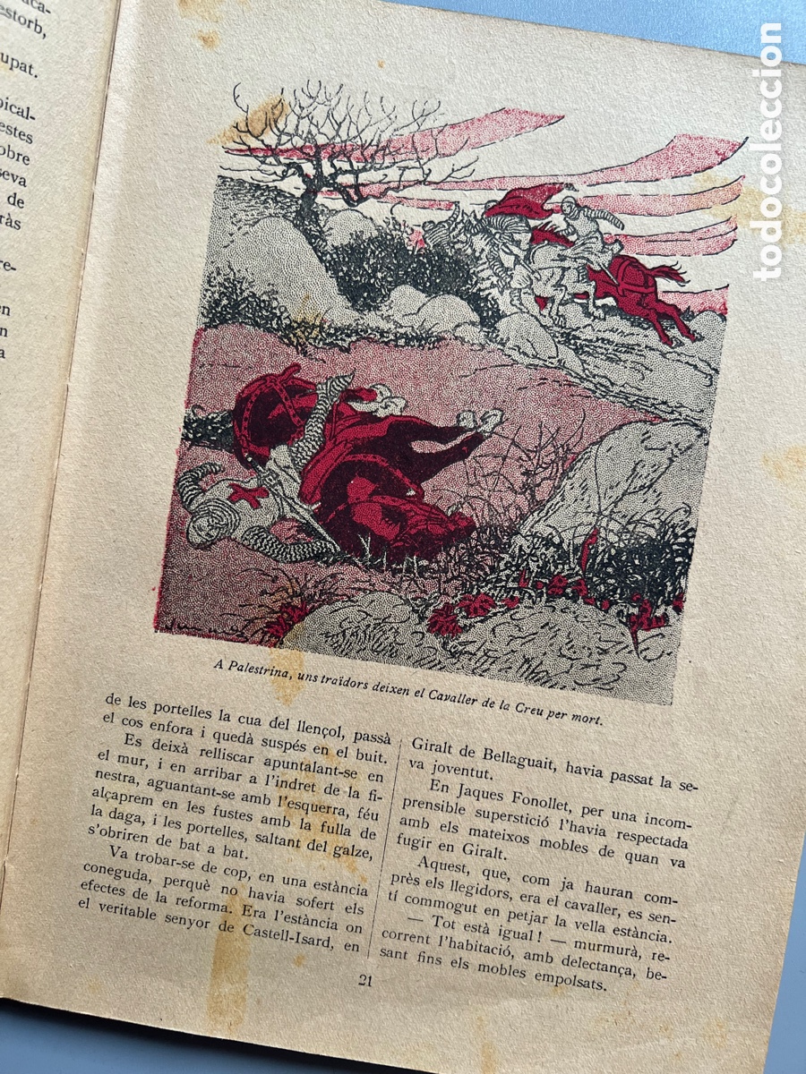 Libros antiguos: EL CAVALLER DE LA CREU, CLOVIS EIMERIC. Editorial mentora, ca. 1930 - Foto 5