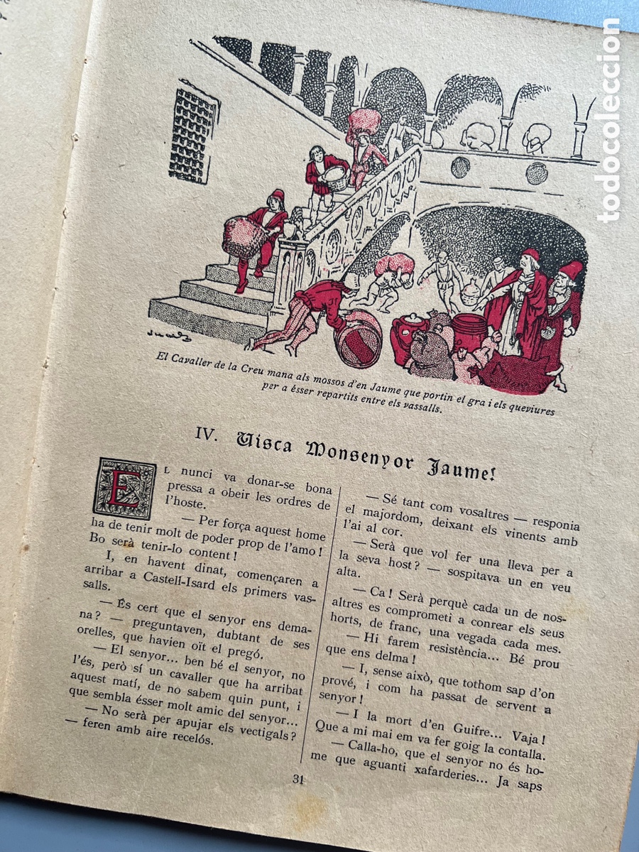 Libros antiguos: EL CAVALLER DE LA CREU, CLOVIS EIMERIC. Editorial mentora, ca. 1930 - Foto 6