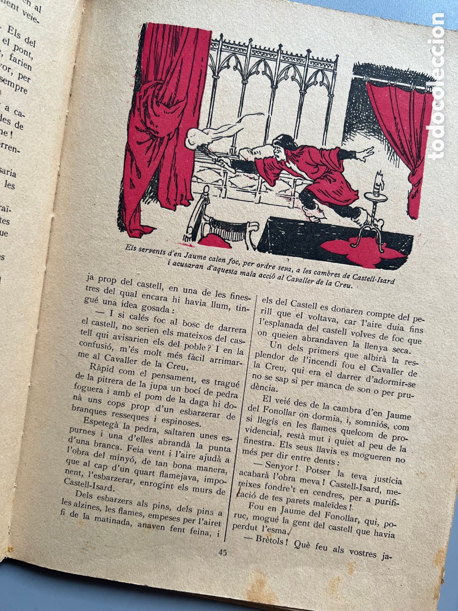 Libros antiguos: EL CAVALLER DE LA CREU, CLOVIS EIMERIC. Editorial mentora, ca. 1930 - Foto 7