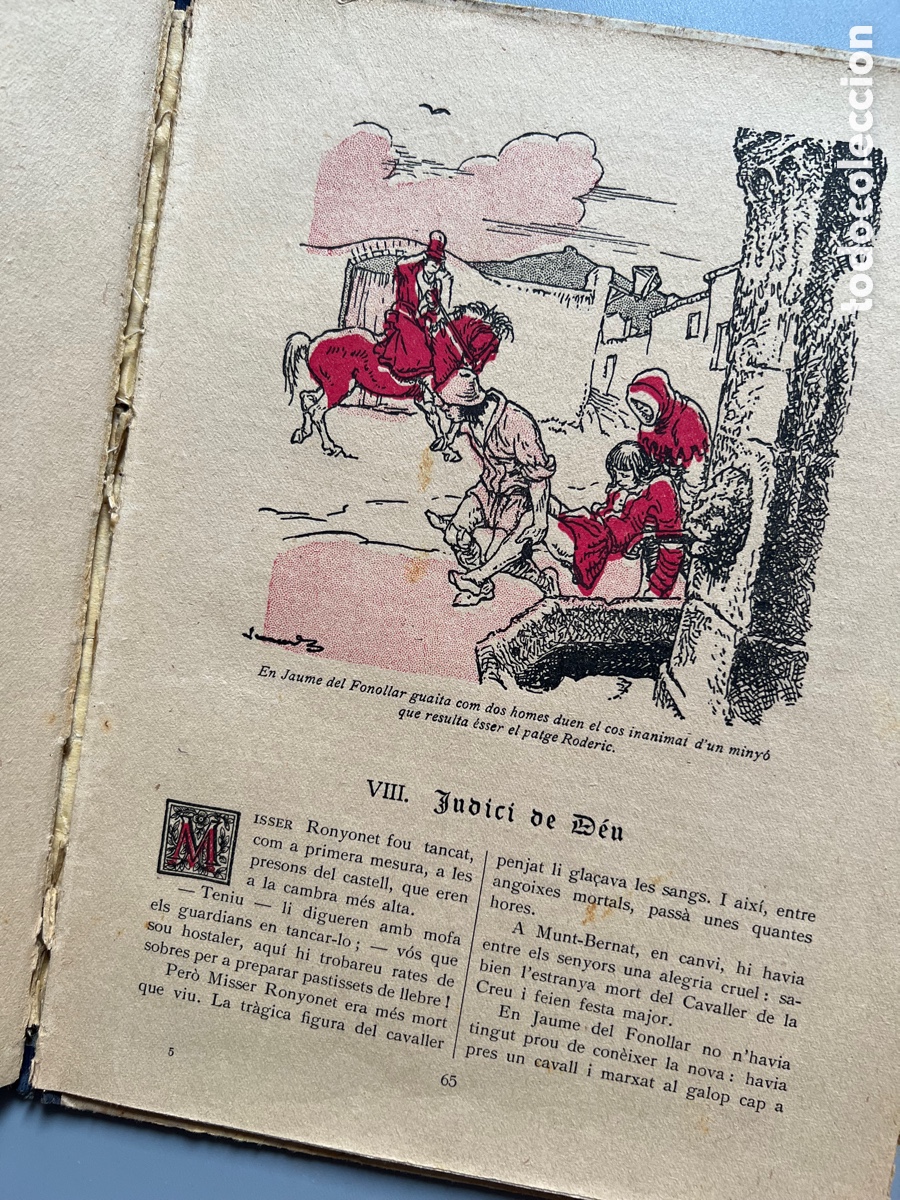 Libros antiguos: EL CAVALLER DE LA CREU, CLOVIS EIMERIC. Editorial mentora, ca. 1930 - Foto 8