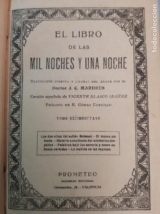 Libros antiguos: LAS MIL Y UNA NOCHES - Foto 3
