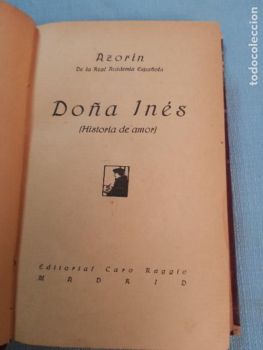 Libros antiguos: DO&Ntilde;A INES-AZORIN - Foto 1