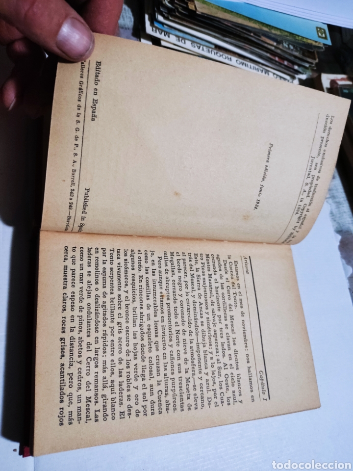 Libros antiguos: Libro Arizona de zane grey 1934 - Foto 3