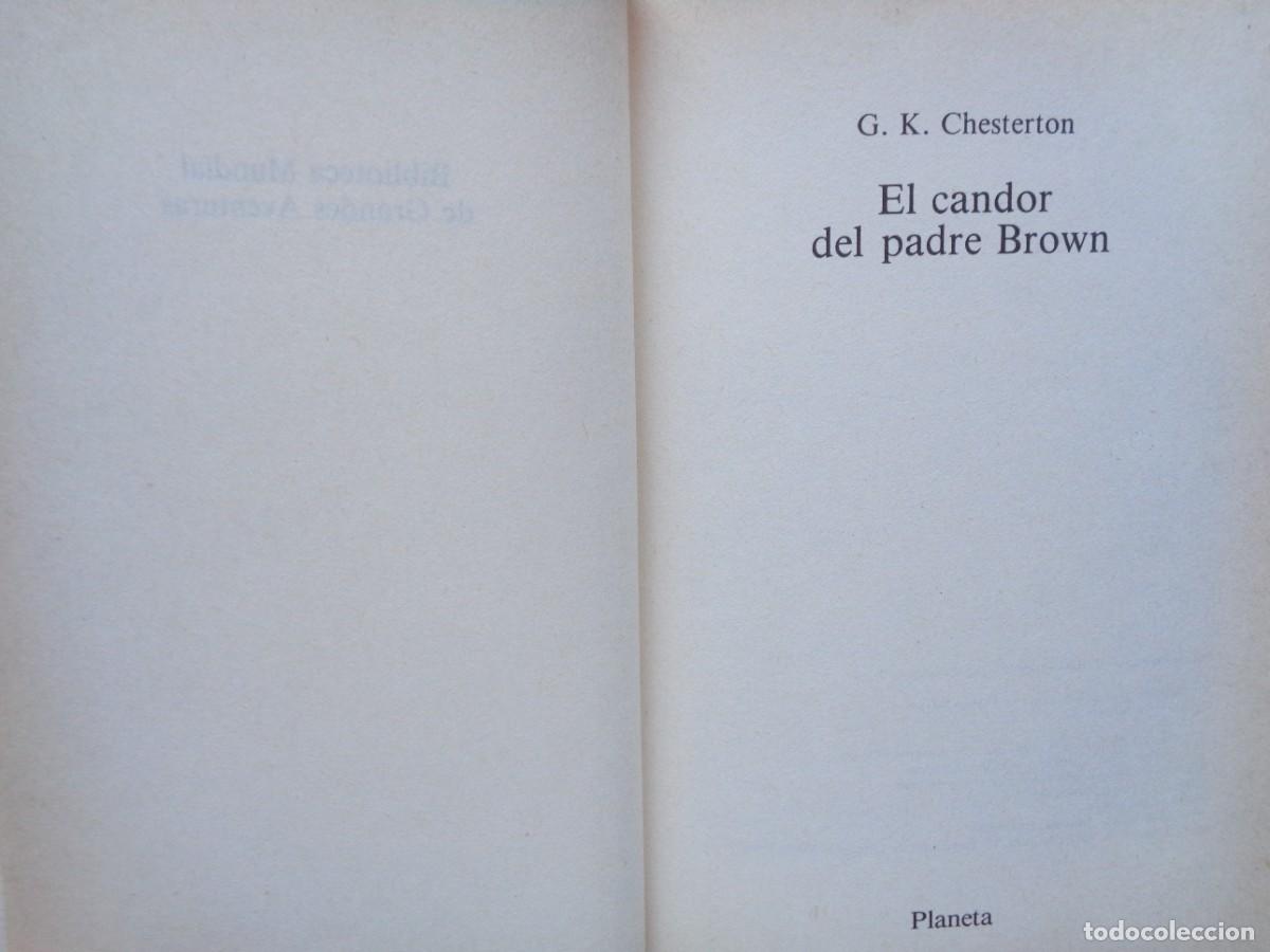 Libros antiguos: EL CASNDOR DEL PADRE BROWN - Foto 5