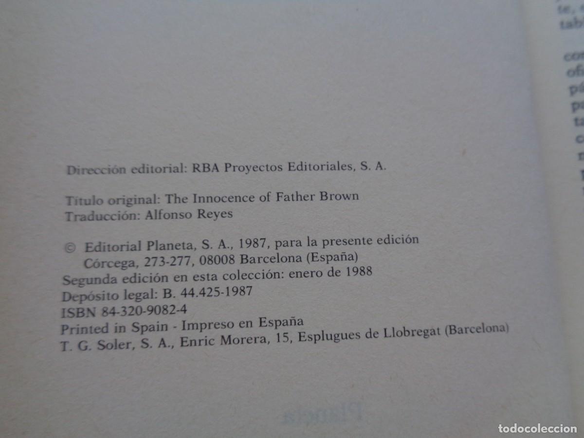 Libros antiguos: EL CASNDOR DEL PADRE BROWN - Foto 6
