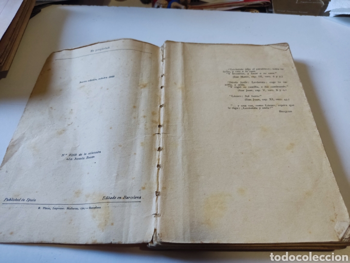 Libros antiguos: Libro levantate y anda, Rafael P&eacute;rez y P&eacute;rez,1933 - Foto 2
