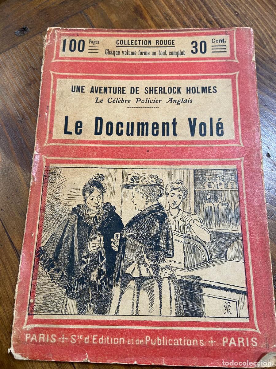 Libros antiguos: UNE AVENTURE DE Sherlock Holmes : Le document vol&eacute; - Conan Doyle - Foto 1