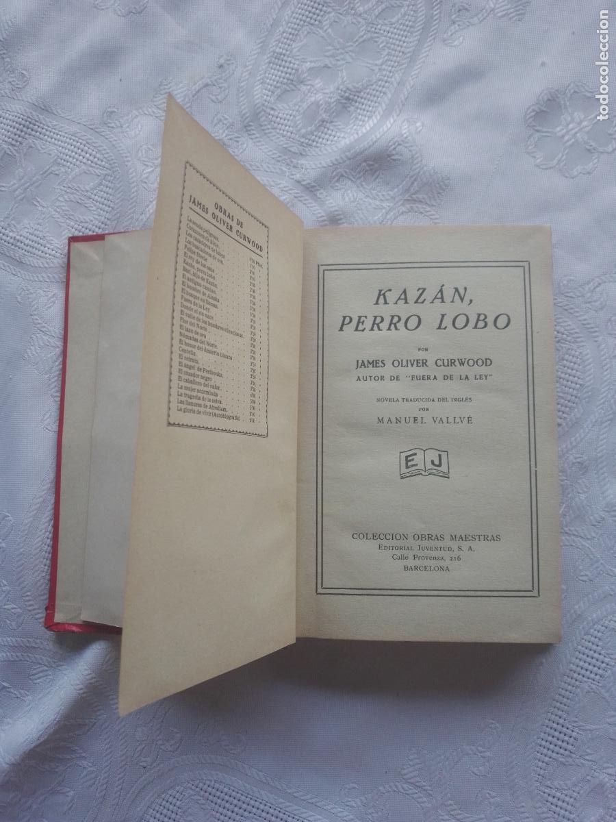 Libros antiguos: Kazan Perro Lobo - Foto 3