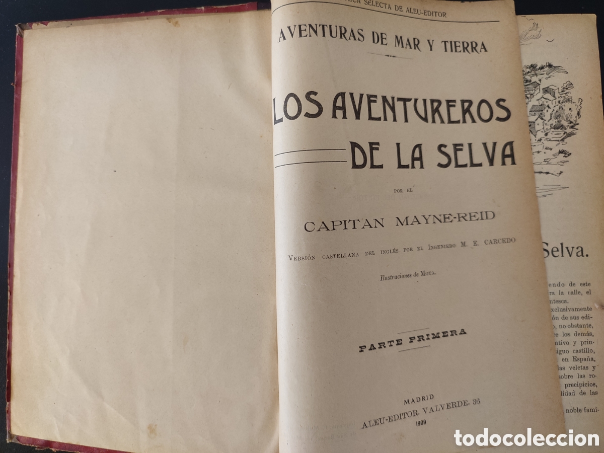 Libros antiguos: Obras de Mayne-Reid .1909 - Foto 3