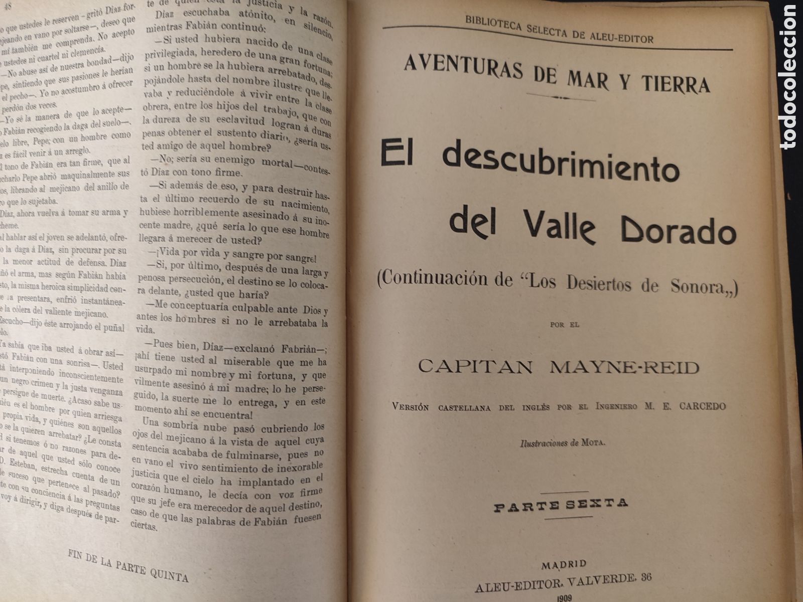 Libros antiguos: Obras de Mayne-Reid .1909 - Foto 1