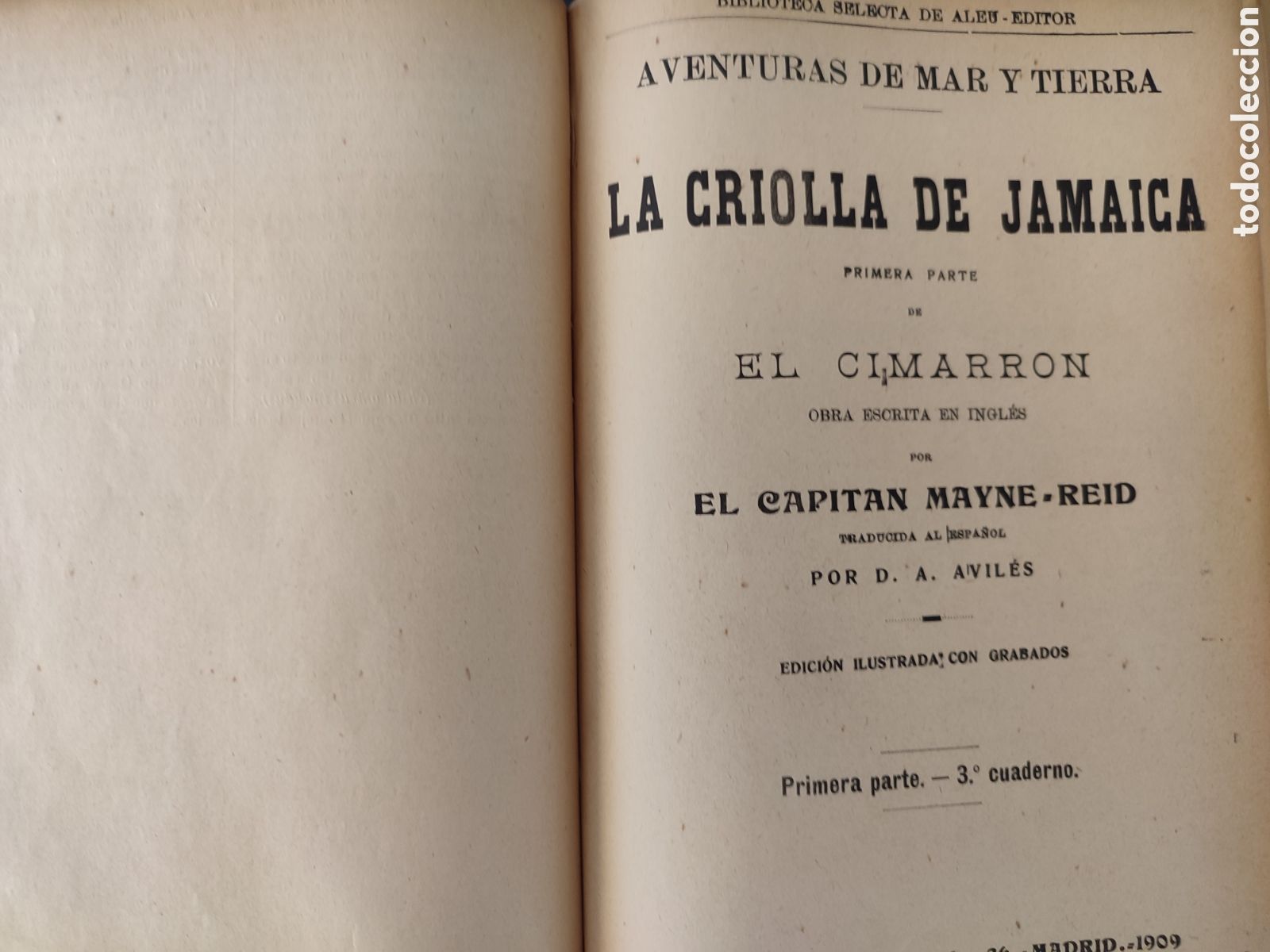 Libros antiguos: Obras de Mayne-Reid .1909 - Foto 12