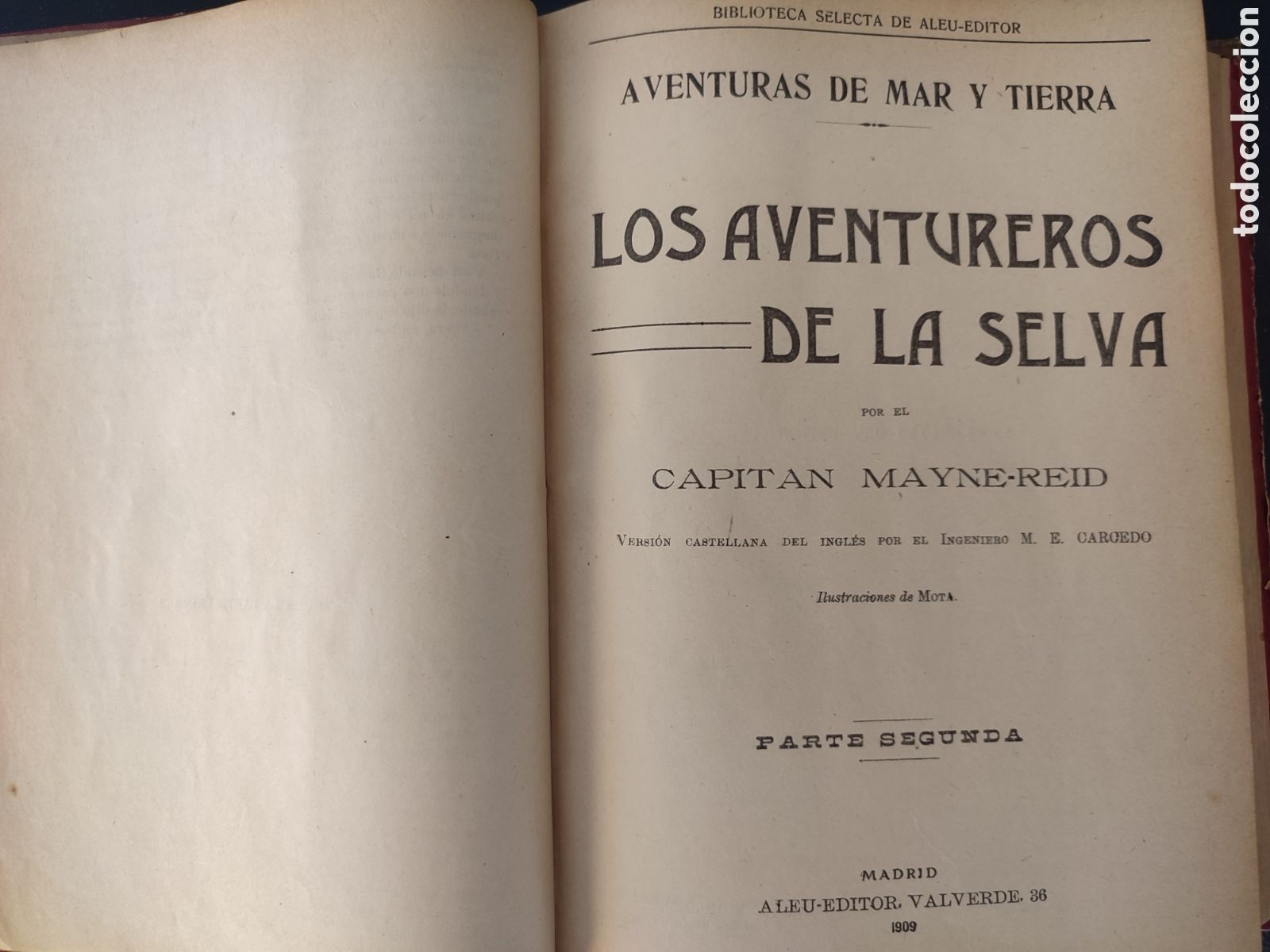 Libros antiguos: Obras de Mayne-Reid .1909 - Foto 16