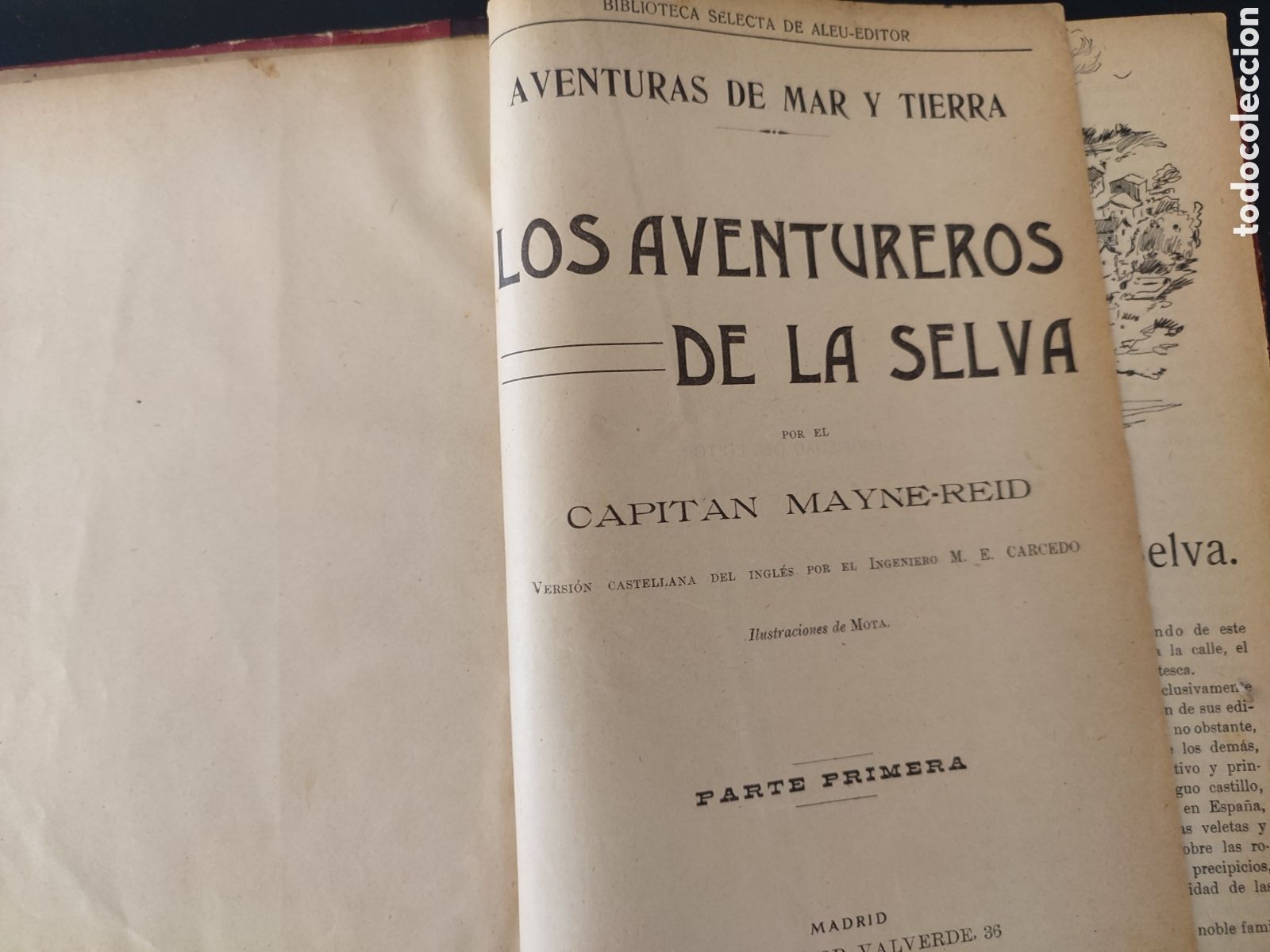 Libros antiguos: Obras de Mayne-Reid .1909 - Foto 17