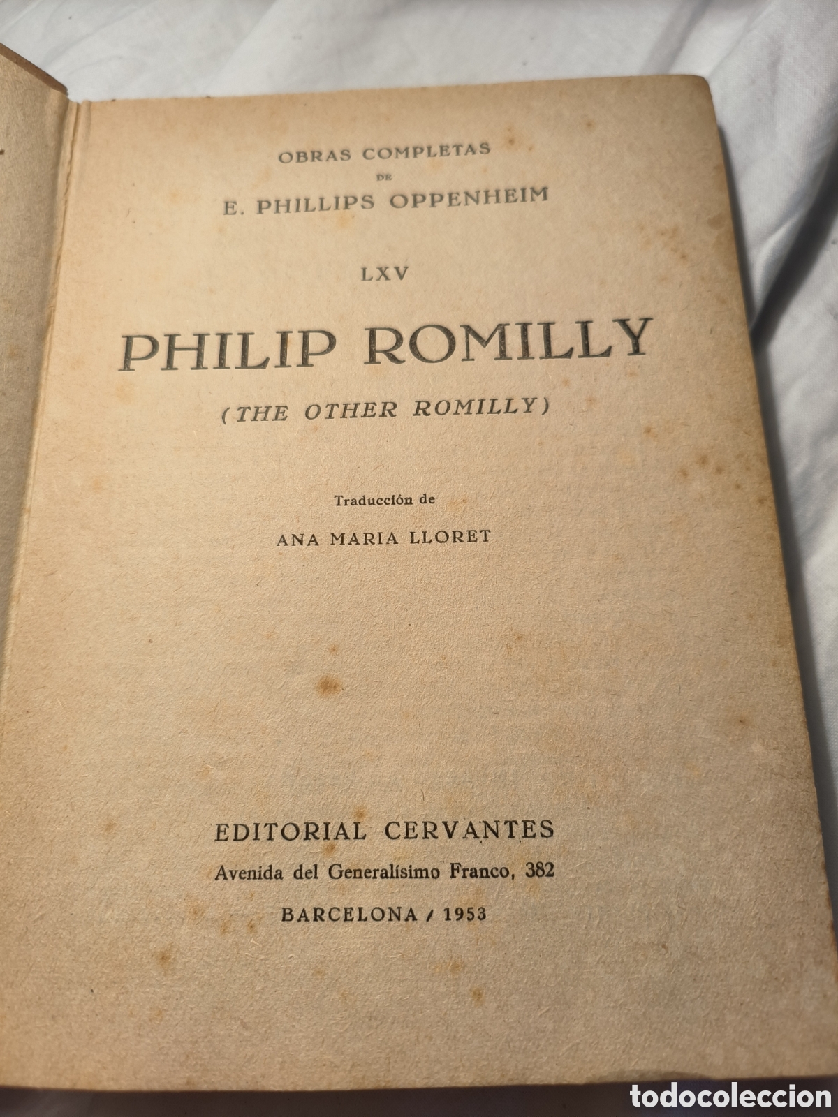 Libros antiguos: Philip Romilly - Foto 2