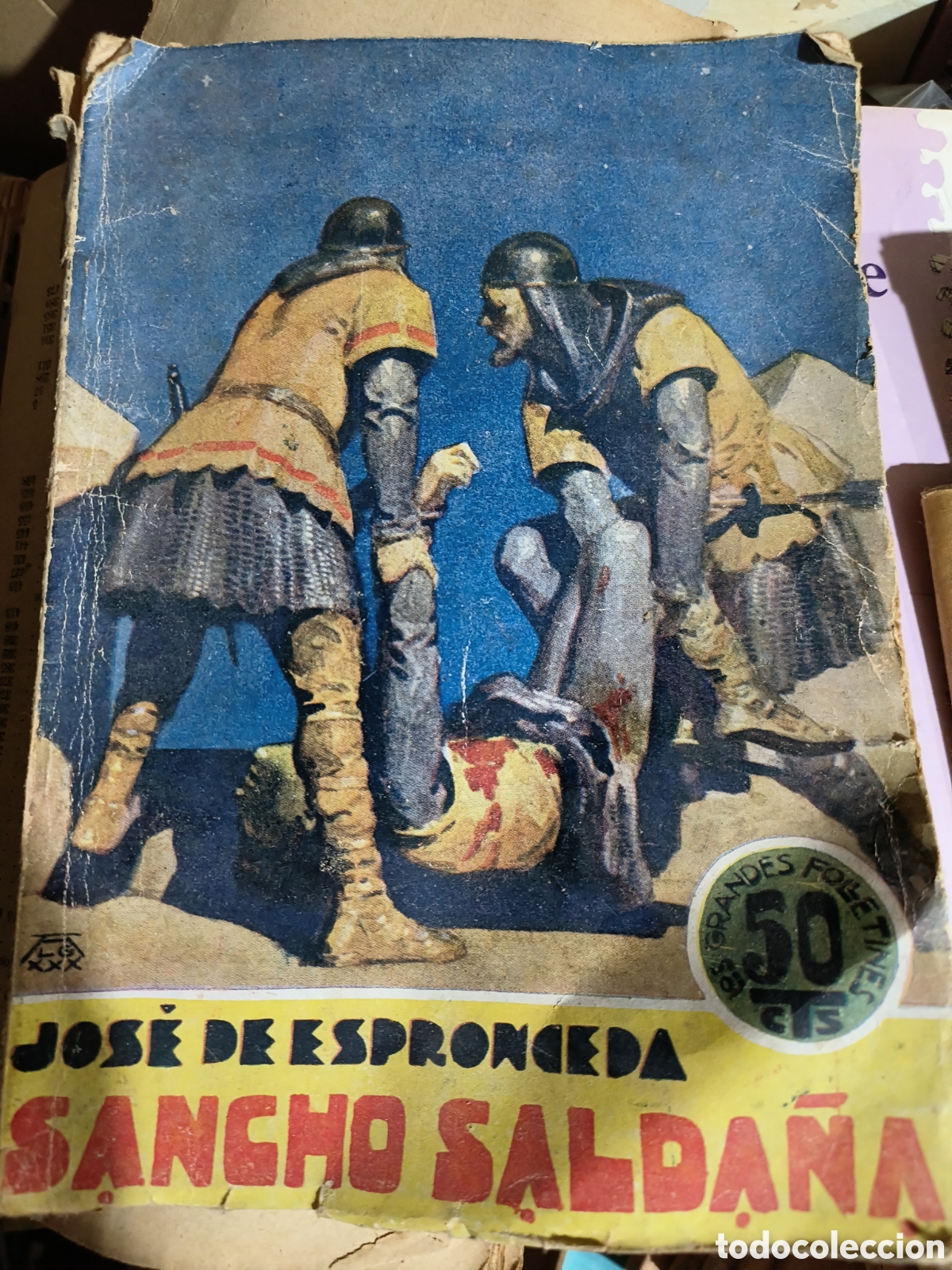 Libros antiguos: Sancho Salda&ntilde;a - Foto 1
