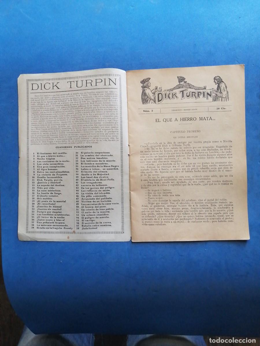 Libros antiguos: Dick Turpin n&uacute;mero 2 - Foto 2