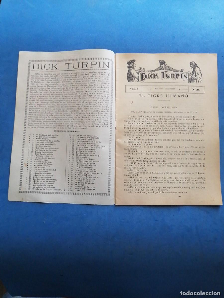 Libros antiguos: Dick Turpin n&uacute;mero 7 - Foto 2