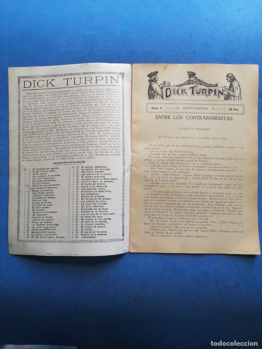 Libros antiguos: Dick Turpin n&uacute;mero 8 - Foto 2