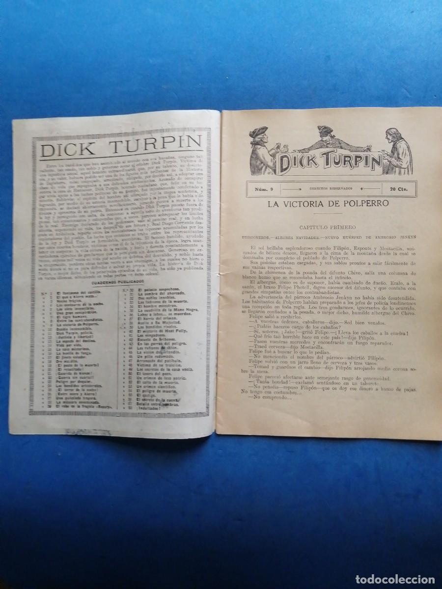 Libros antiguos: Dick Turpin n&uacute;mero 9 - Foto 2