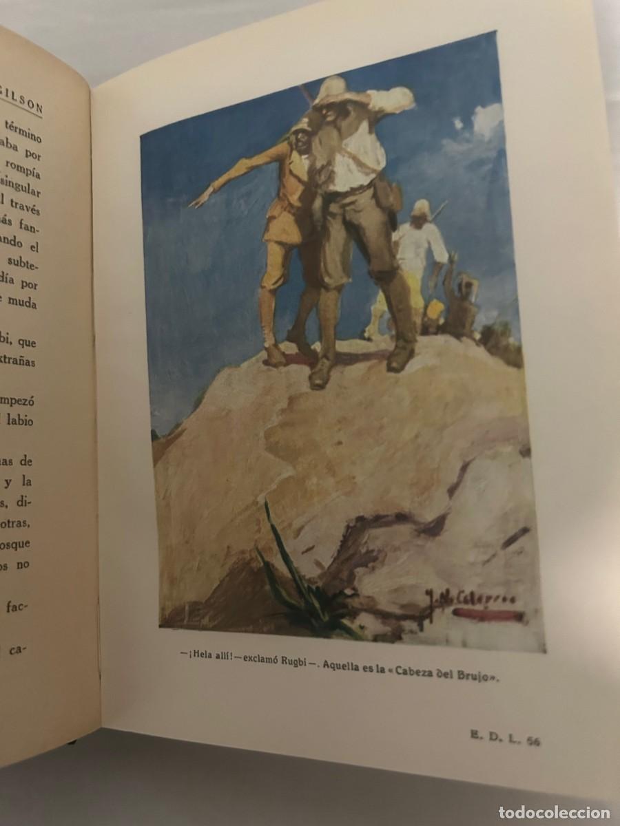 Libros antiguos: EL DIOS LEOPARDO. CAPIT&Aacute;N GILSON. ILUSTRA NARRO. - Foto 2