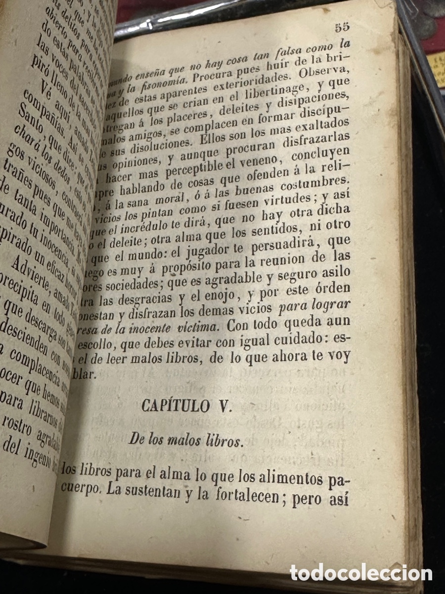 Libros antiguos: Libro el amigo de los ni&ntilde;os 1860 - Foto 6
