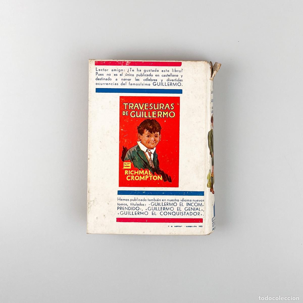 Libros antiguos: Los Apuros de Guillermo, Richmal Crompton - Foto 2