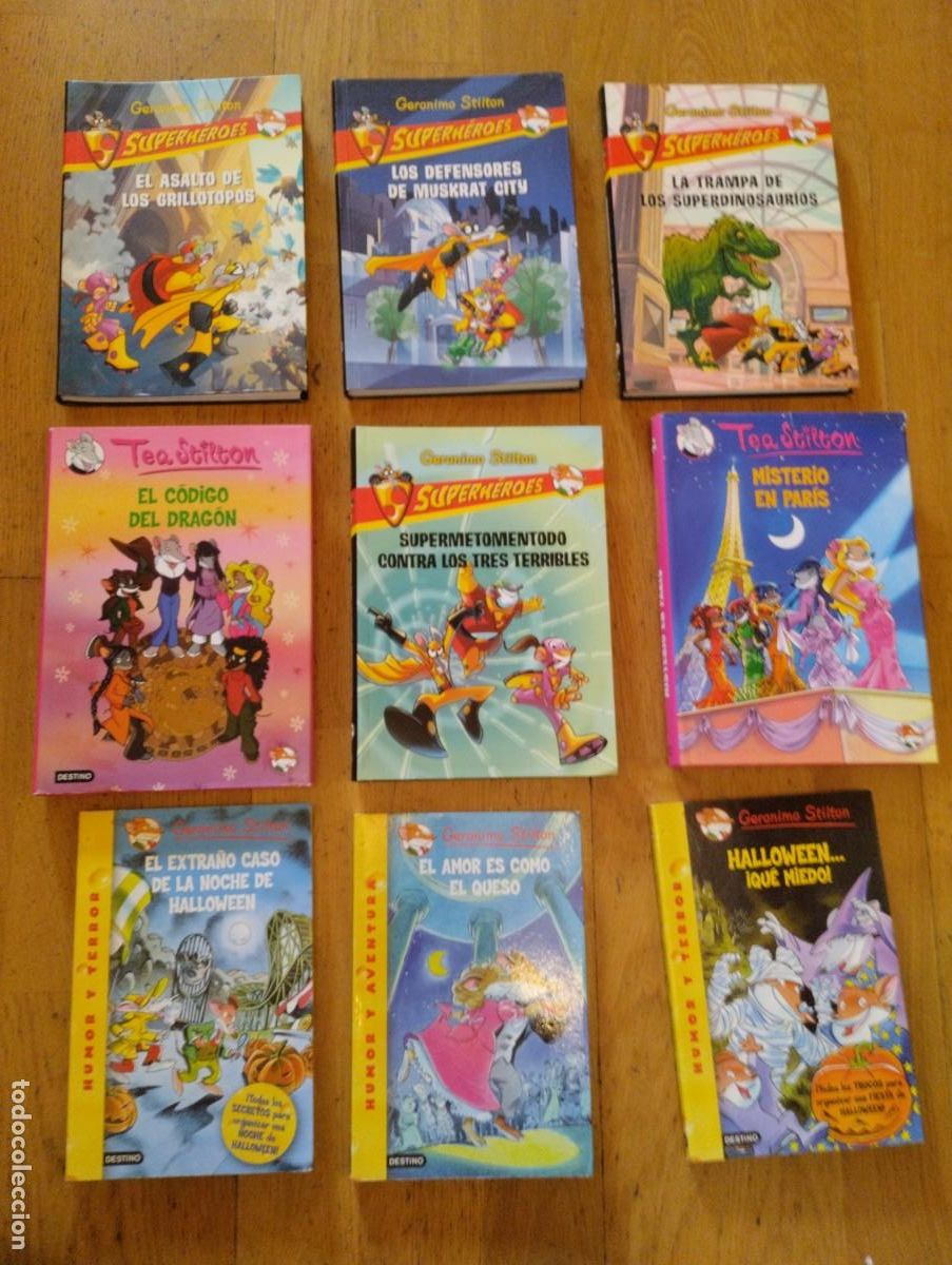 Libros antiguos: Lote Libros Ger&oacute;nimo y Tea Stilton - Foto 1