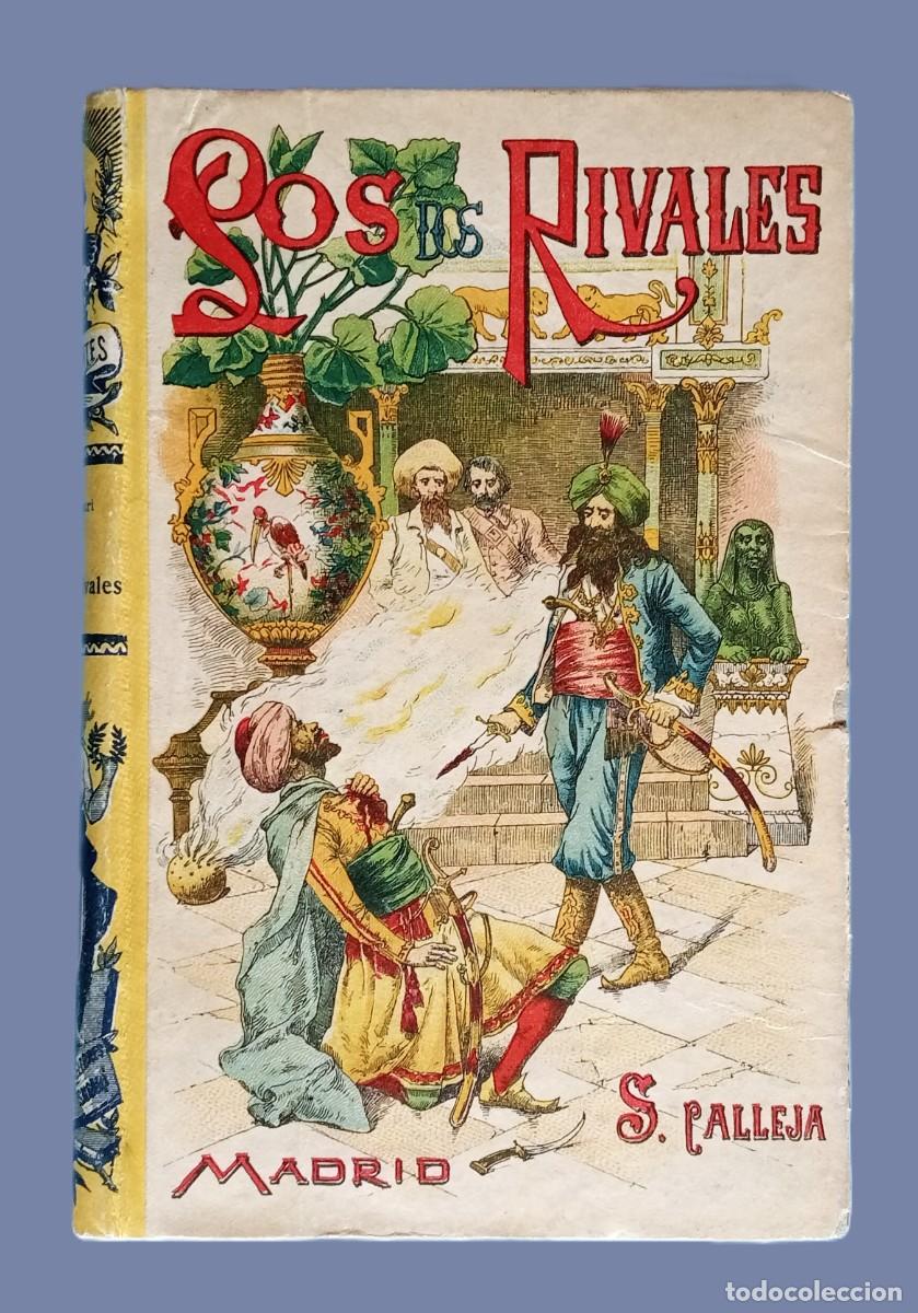 Libros antiguos: LOS DOS RIVALES &ndash; EMILIO SALGARI - Foto 1