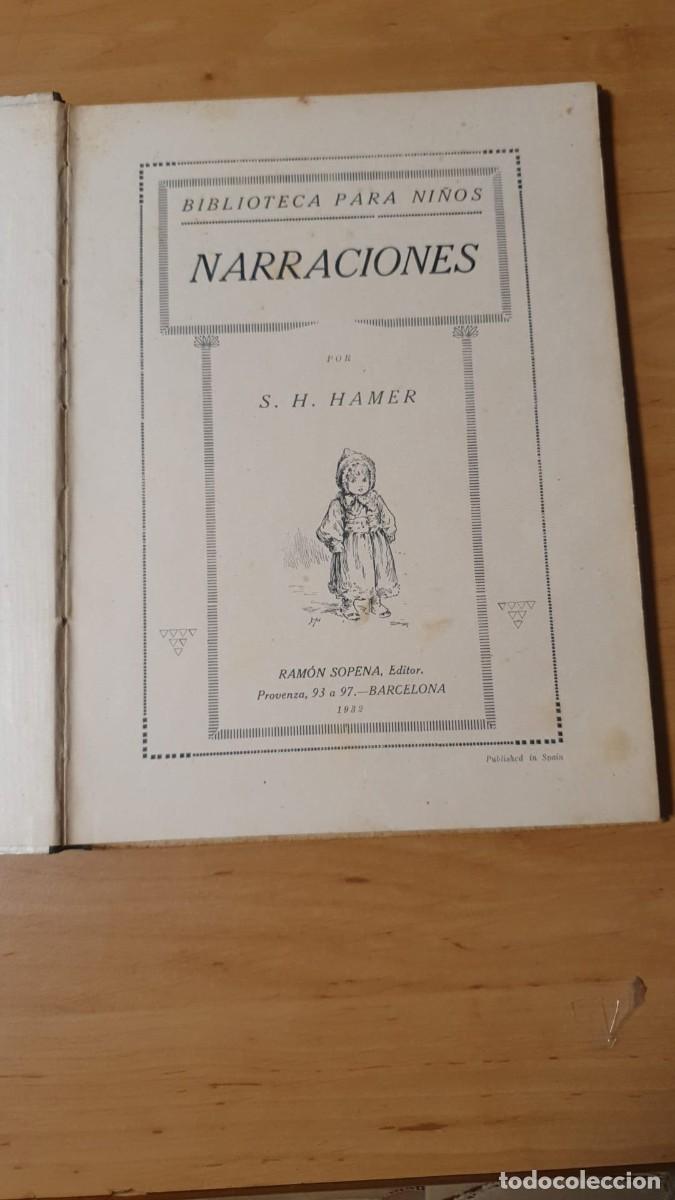 Libros antiguos: Narraciones S. H. Hamer - Foto 2