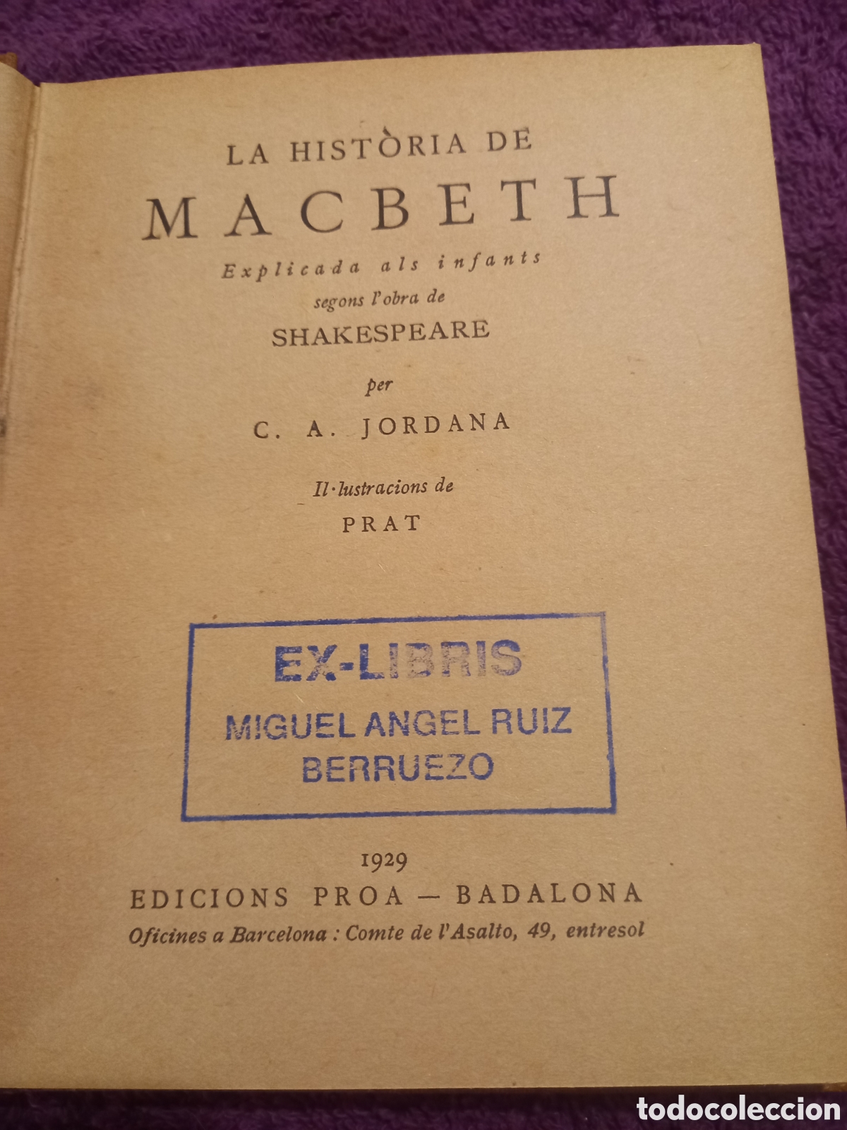 Libros antiguos: Macbeth. Biblioteca grumet. En catal&aacute;n. 1929. - Foto 4