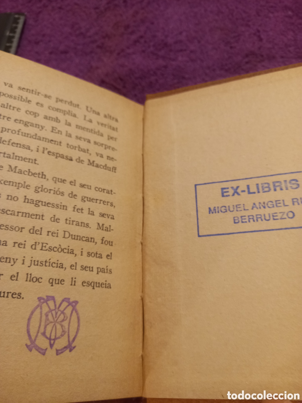 Libros antiguos: Macbeth. Biblioteca grumet. En catal&aacute;n. 1929. - Foto 6