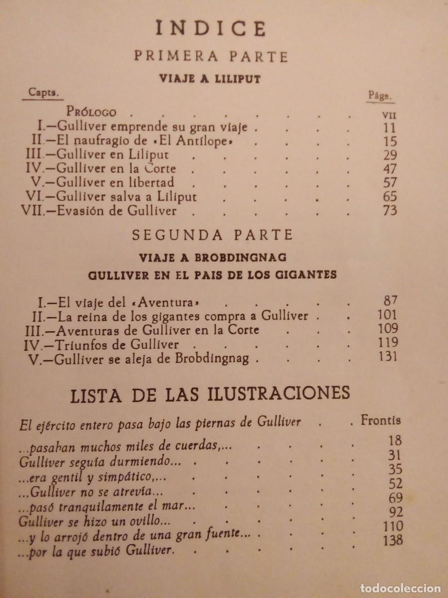 Libros antiguos: Libro infantil de 1956 Los viajes de Gulliver - Foto 8