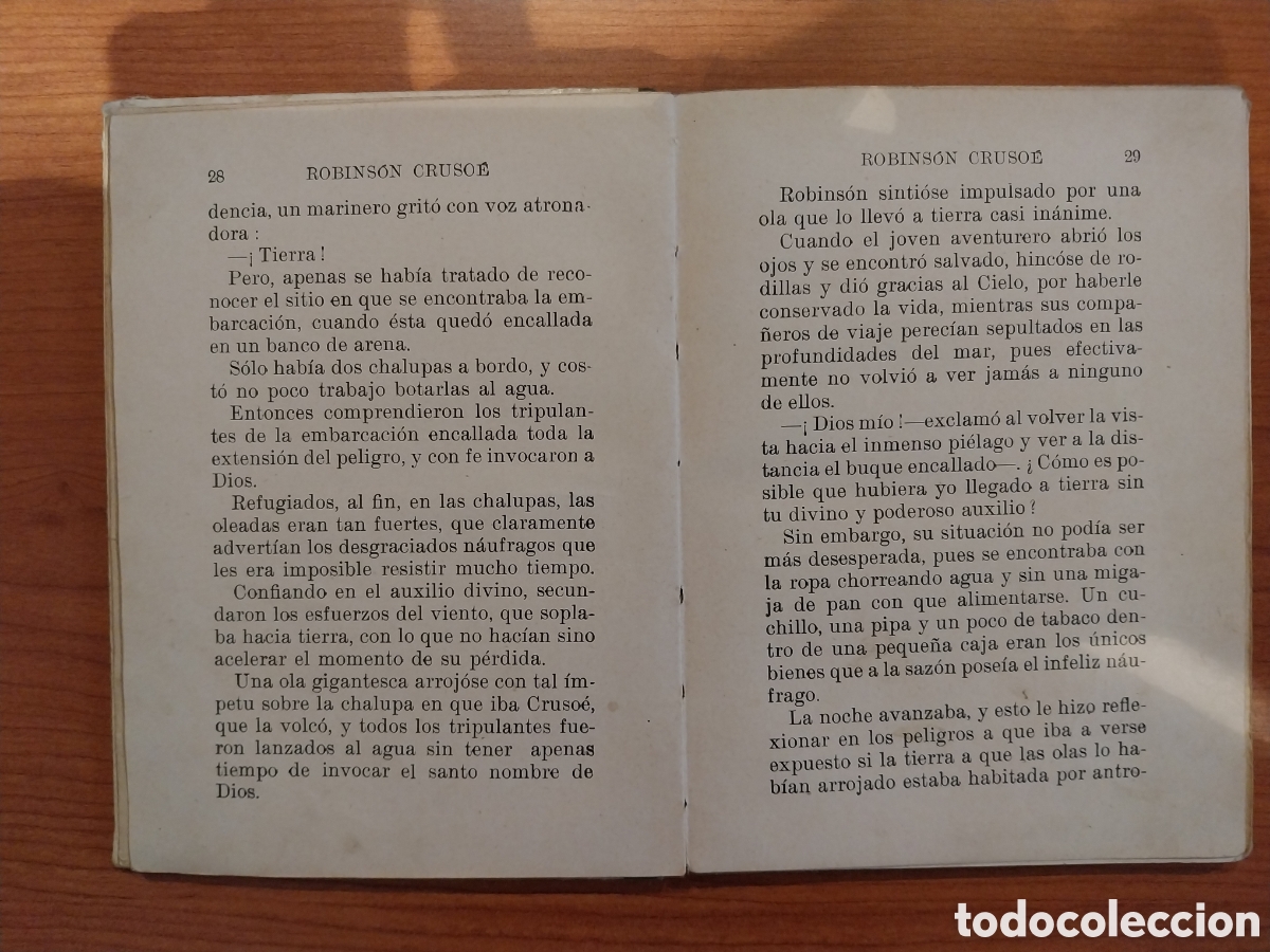 Libros antiguos: 1932-Novela &rdquo;Robins&oacute;n Cruso&eacute;&rdquo; - Foto 5