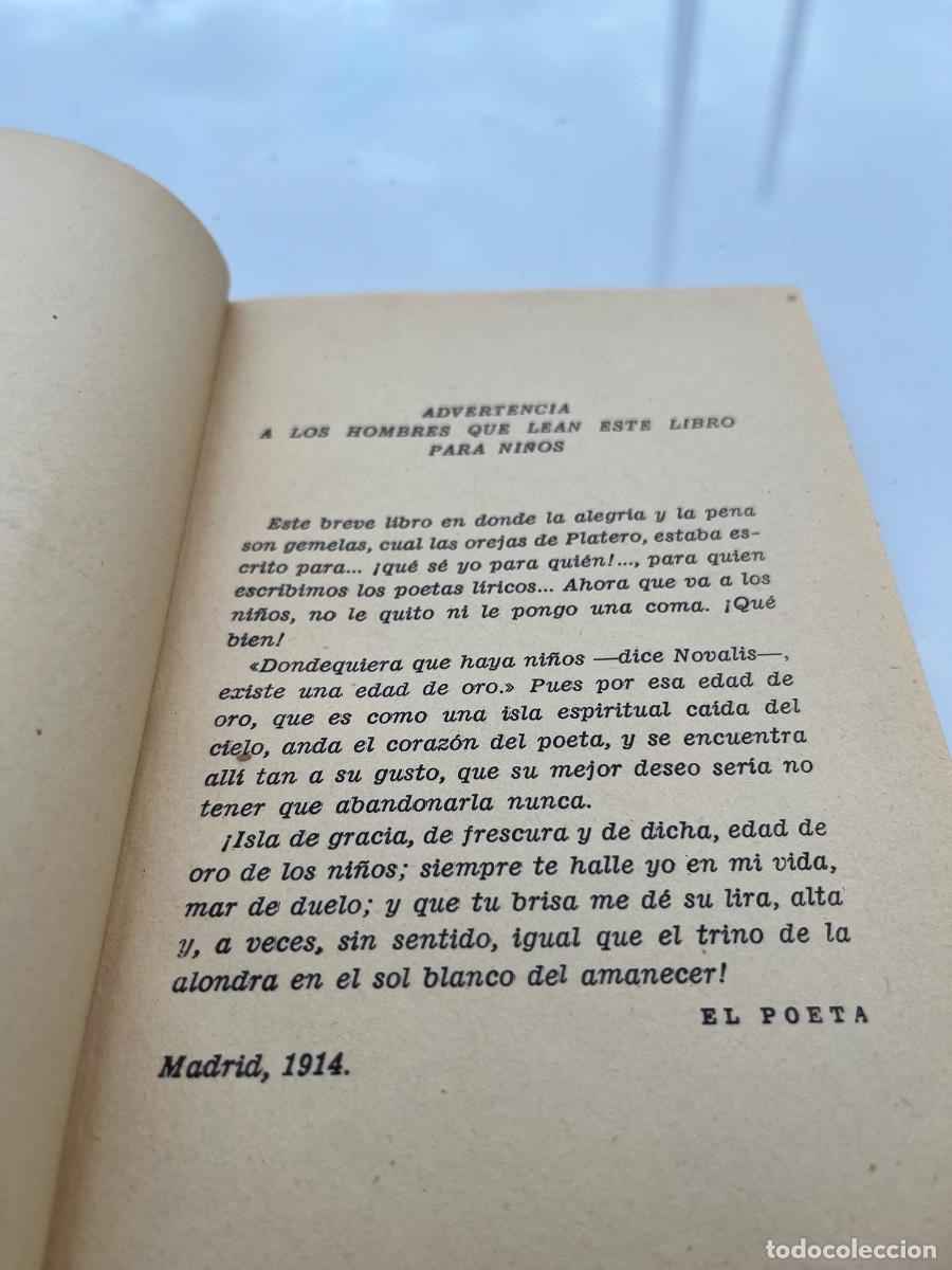 Libros antiguos: Platero y yo. 1914 Madrid - Foto 10