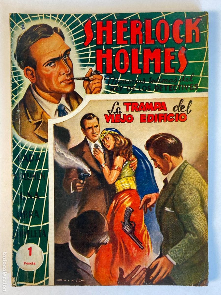 Libros antiguos: SHERLOCK HOLMES N&ordm;2 - LA TRAMPA DEL VIEJO EDIFICIO - EDICIONES POVI - - Foto 1