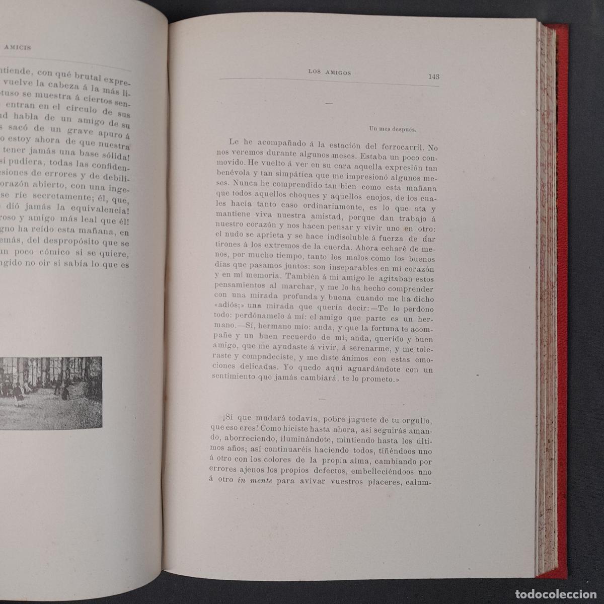 Libros antiguos: L-6358. E. DE AMICIS. LOS AMIGOS. RAM&Oacute;N MOLINAS ED., 1889. - Foto 10