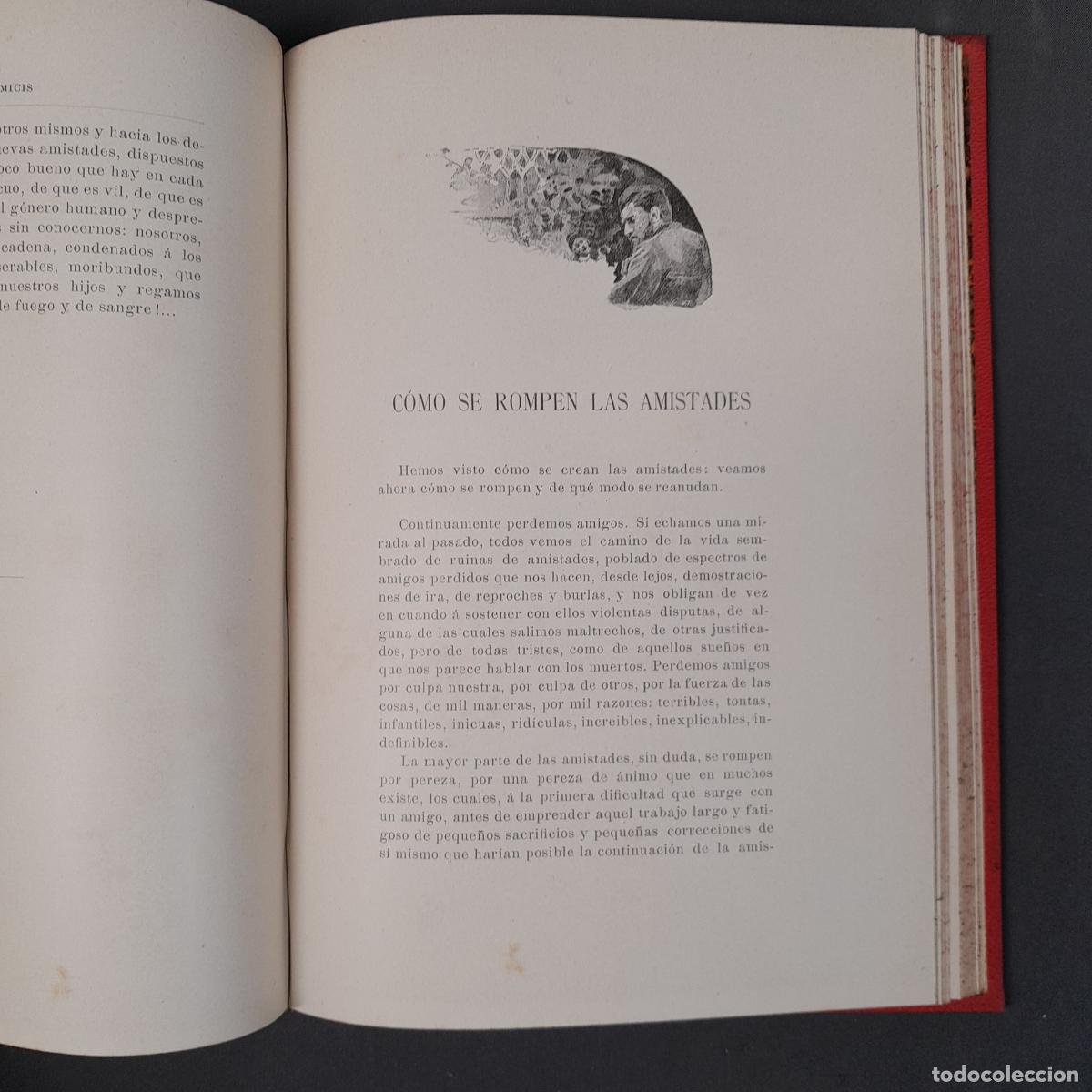 Libros antiguos: L-6358. E. DE AMICIS. LOS AMIGOS. RAM&Oacute;N MOLINAS ED., 1889. - Foto 12