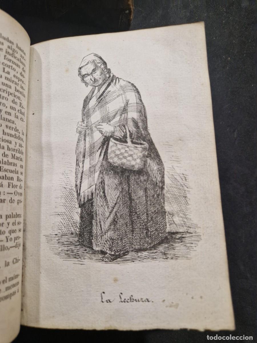 Antiquarische B&uuml;cher: Los misterios de Par&iacute;s. Cuatro tomos encuadernados en dos. Gaspar y Roig, 1845.