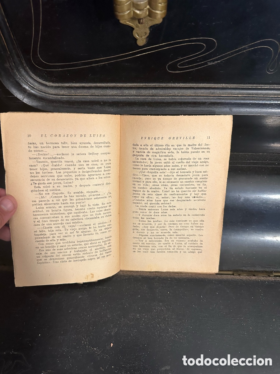 Libros antiguos: libro &rdquo;El Coraz&oacute;n de Luisa&rdquo; - Foto 3