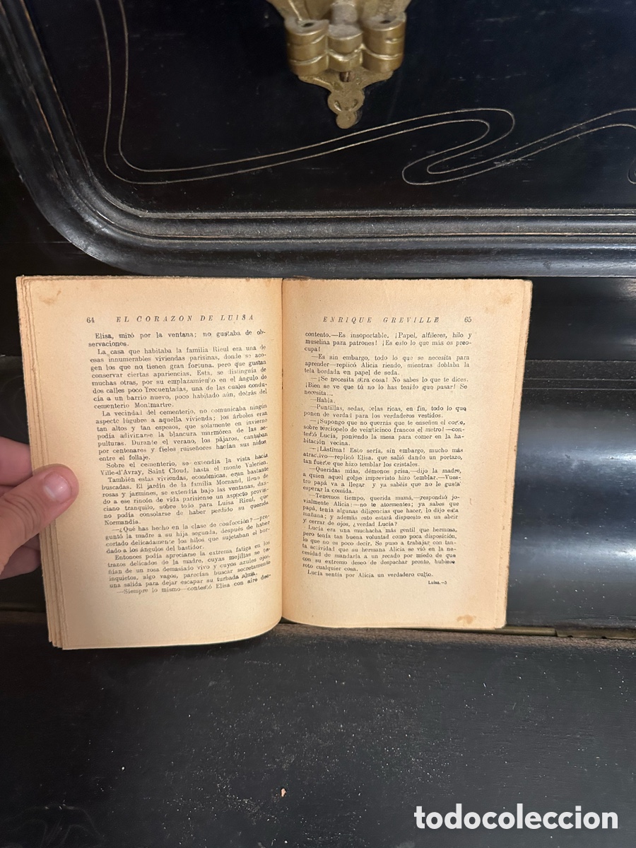 Libros antiguos: libro &rdquo;El Coraz&oacute;n de Luisa&rdquo; - Foto 6