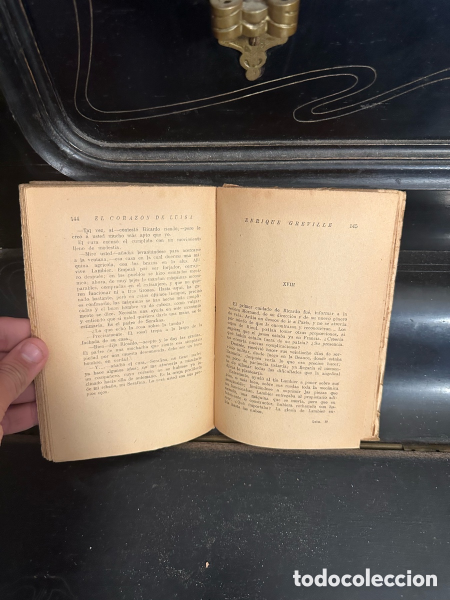 Libros antiguos: libro &rdquo;El Coraz&oacute;n de Luisa&rdquo; - Foto 7