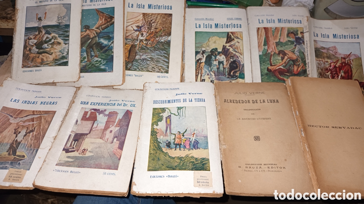 Libros antiguos: 11 t&iacute;tulos de la colecci&oacute;n mundial, ediciones Bauz&aacute;