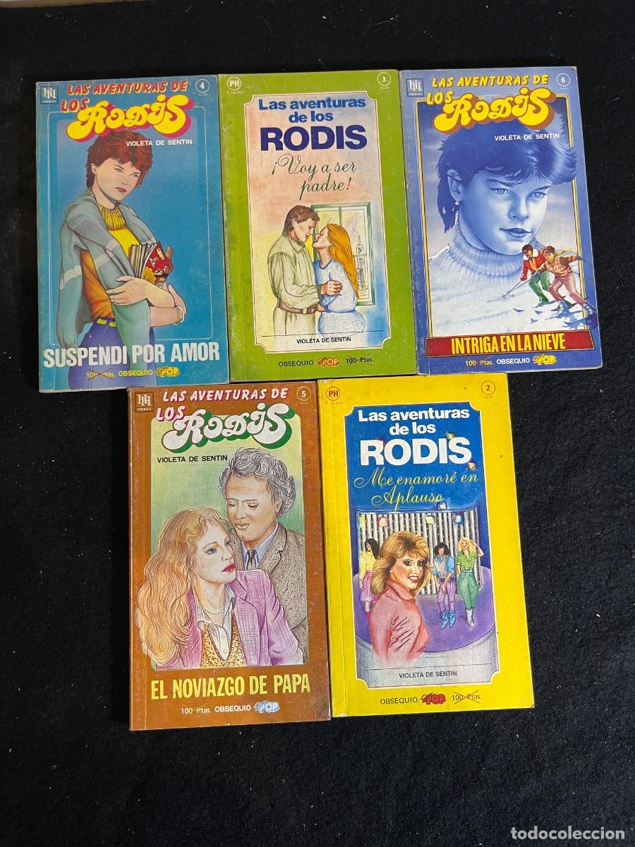 Libros antiguos: Lote novelas S&uacute;per Pop Los Rodis Violeta de Sent&iacute;n bolsilibros juveniles vintage a&ntilde;os 80 Libros Nove